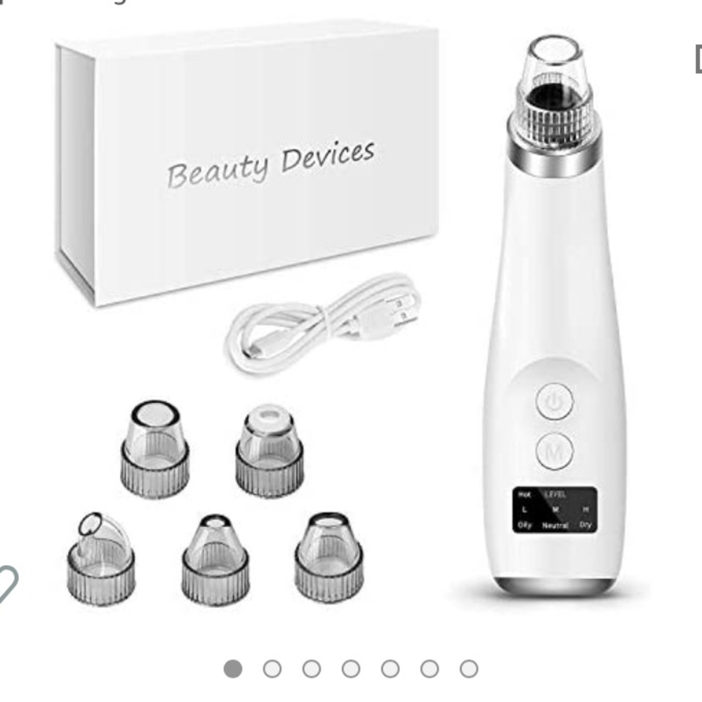 Facial Blackhead Remover Pore Vacuum -Pore Cleaner 5 Suction, Rechargeable